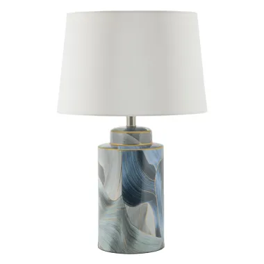 LAMPA STOŁOWA Z CERAMIKI ELEGANT 40X64 cm